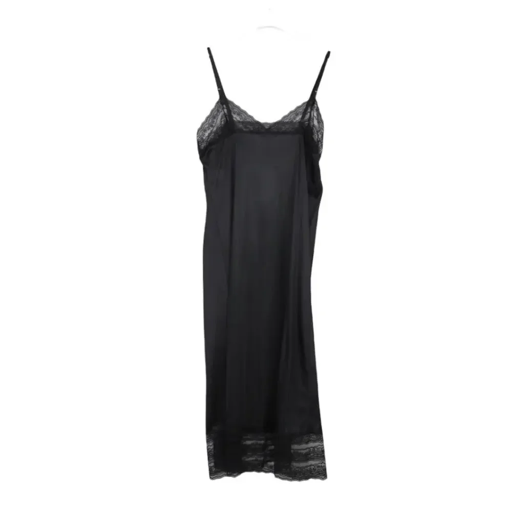Blair 1980s Vintage Black Lace Slip Lingerie Deadstock NWT Sexy Boudoir Chemise - Picture 4 of 7